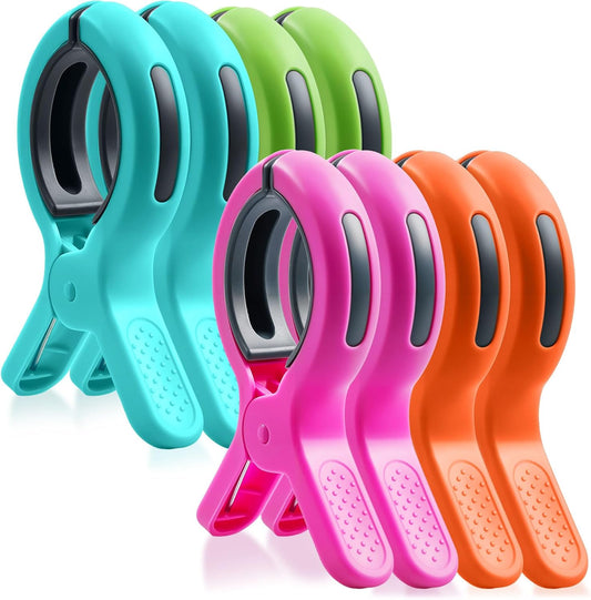 Towel clips — original current eight-clip color set
