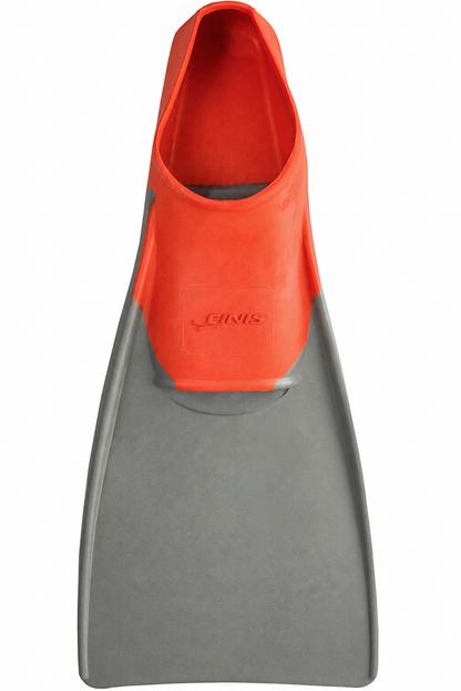 Swim fins — isolated original front-view fin